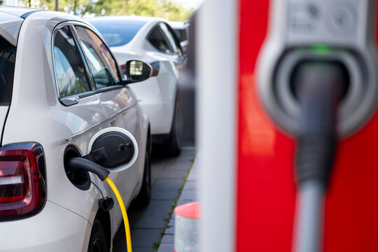 Electric vehicle charging station in hamburg germany supports clean mobility and sustainable energy for modern urban transportation and travel
