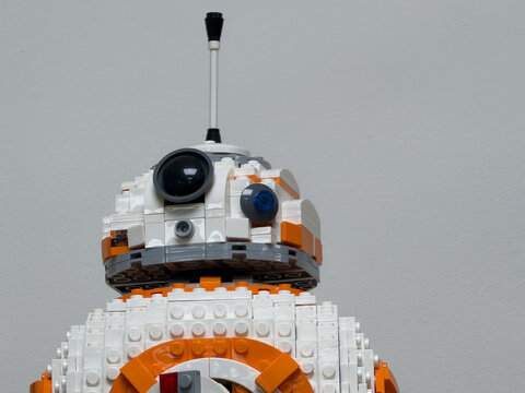 Lego bb-8 droid close-up