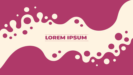 Vector illustration of a romantic pink abstract background featuring lips and floral swirl patterns for a Valentine's Day greeting card or wedding wallpaper design © Sariful