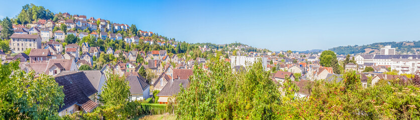 Les hauteurs de Brive la Gaillarde, Corrèze, France 