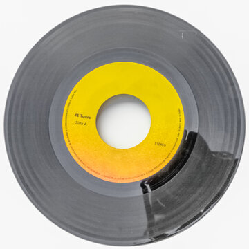 Disque microsillon vinyle 45 tours