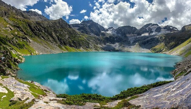 Katora Lake is an alpine glacial lake located in the upper reaches of the Jahaz Banda, Kumrat Valley in the Upper Dir District of the Khyber Pakhtunkhwa province of Pakistan.