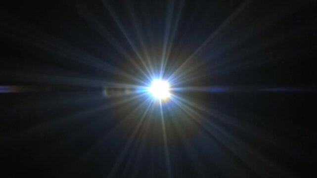 Bright Light in Dark Background.