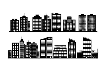 Obraz premium City skyline with modern buildings.
