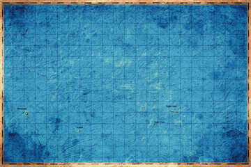 Vintage Map Of Marshall Islands With Atolls On Retro Paper Background © allexxandarx