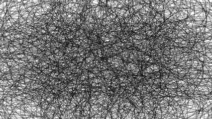 Obraz premium Abstract black geometric line art and dynamic motion for backgrounds