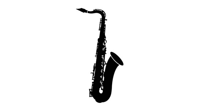 Saxophone Instrument Music Black 1.