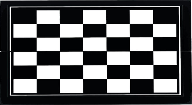 Black and white checkered pattern vector background with decorative border design