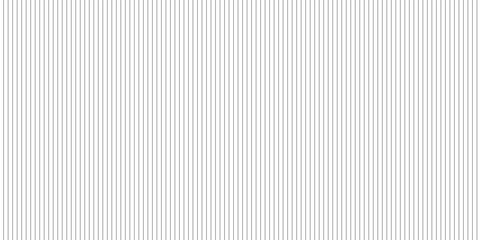 Naklejka premium Narrow black-white vertical lines. Symmetric geometric ornament. Striped seamless pattern, abstract wallpaper. Digital paper for textile print, page fill. Vector