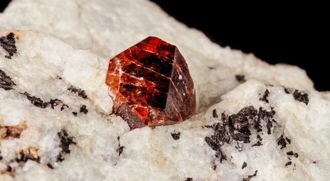 Rare Zircon Mineral Cluster for Geological Collection