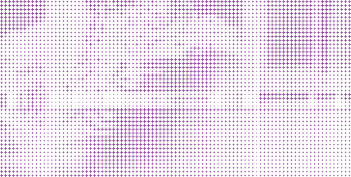 Purple Plus Sign Halftone Pattern Fading Dot Background, Purple Plus Symbol Halftone Gradient Texture Background