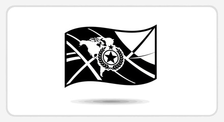 Jolly Roger Pirate Flag Design.