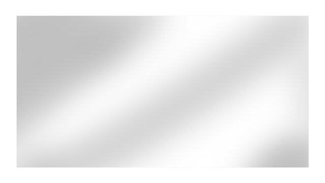 Clear silver glass texture on soft grey background. Realistic window and screen glare with diagonal light streaks. Shiny metallic acrylic surface with smooth reflection, minimal abstract backdrop.