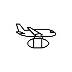Obraz premium Air Freight Icon