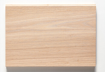 Naklejka premium Texture of a wooden board, on a white background