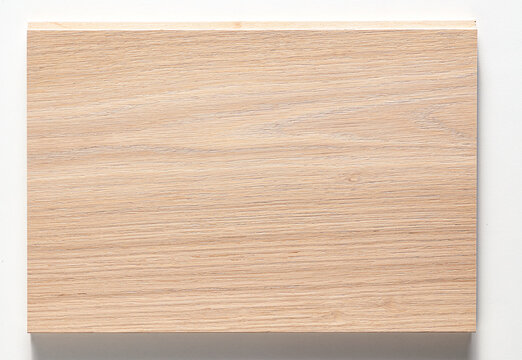 Texture of a wooden board, on a white background