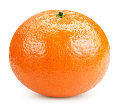 Ripe tangerine fruit isolated on a transparent background. Tangerines fruits with PNG