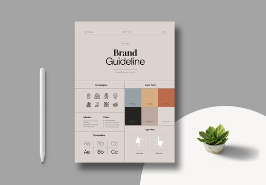 Brand Guideline Kit Layout