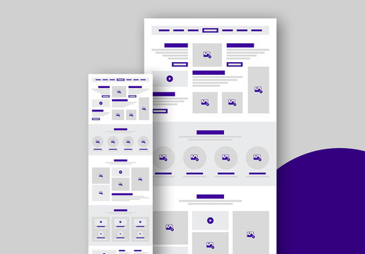 Wireframe Template Layout