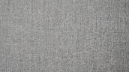 Fototapeta premium Close-up of gray linen fabric texture with visible weave pattern neutral background