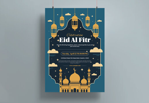 Eid Al Fitr Celebration Flyer