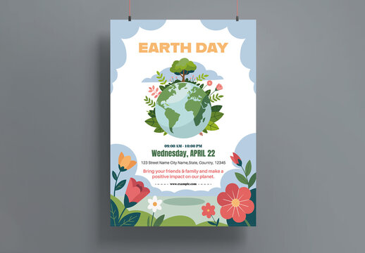 World Earth Day Flyer Template