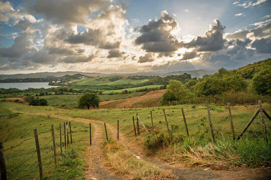 Landscapes in martinique, French Antilles