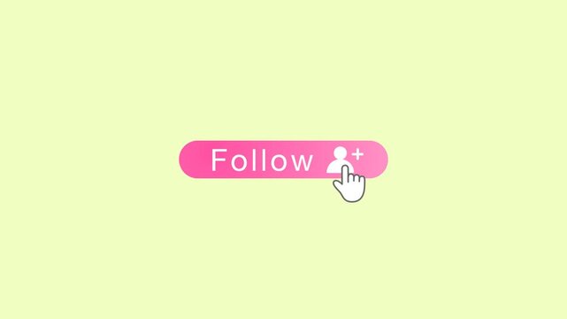 ピンクのフォローするボタンをクリックする