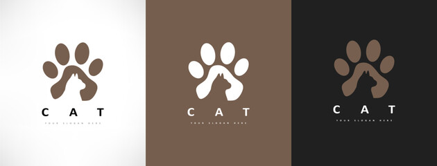 Cat logo vector animal design © Natalia Iachimova