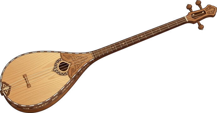 Dutar Two-String Lute