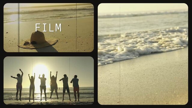 Retro Bento Film Slides