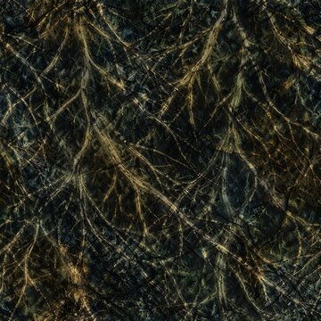 Mangrove Root Shadow Seamless Wax Resist Batik Tile