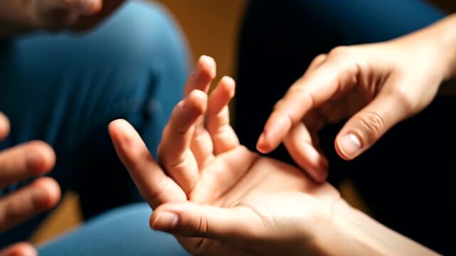 Multiple Hands Together in Unity Gesture.