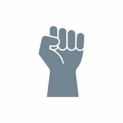 Obraz premium Raised Fist Symbol of Solidarity and Power