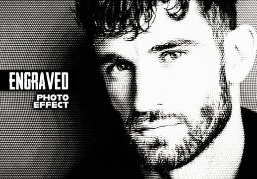 Engraved Photo Effect