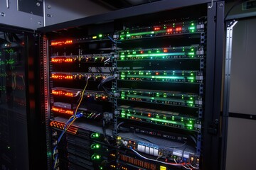 Naklejka premium Data Center Server Room