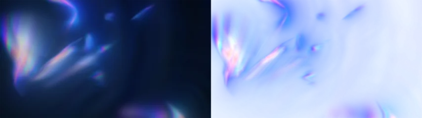 Violet Light Prism Rays: Abstract background with focused violet light rays and a distinct prism effect. Use as a dramatic overlay. on black or Transparent. © Quardia Inc.