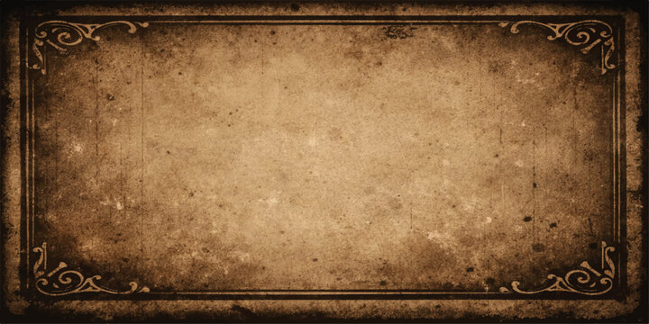 Vintage grunge textured paper frame background