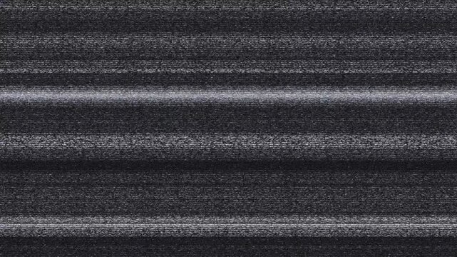 Analog TV Signal Interference and VHS Distortion Loop 09