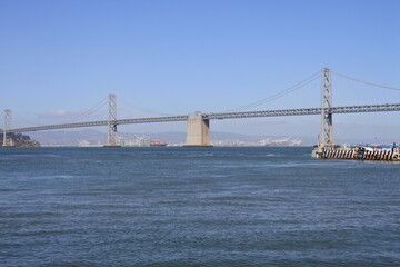 Obraz premium Die Oakland Bay Bridge in San Francisco