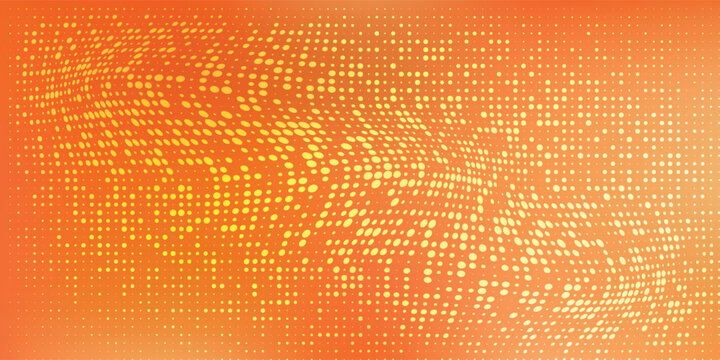 Modern sophisticated backdrop featuring glowing orange gradients and asymmetrical radial dots.