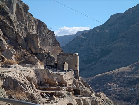 Vardzia is a cave town and monastery complex dating back to the 12th&ndash;13th centuries in southern Georgia's Samtskhe-Javakheti region.