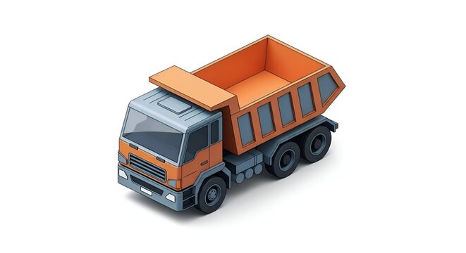 Cartoon annimation of truck