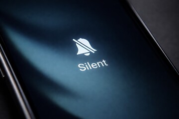 Silent Mode Activated on Smartphone Screen