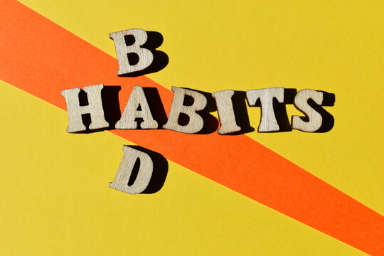 Bad Habits, words in crossword form