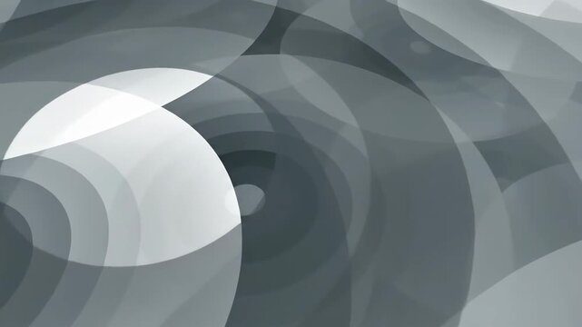 Abstract overlapping circle pattern creating depth and motion