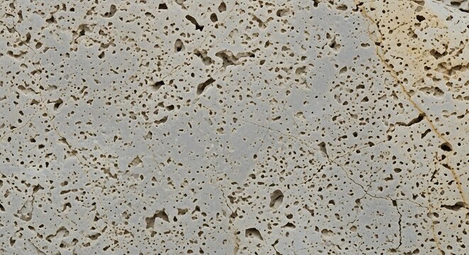 Close-up Texture of Porous Volcanic Rock with Natural Earth Tones.