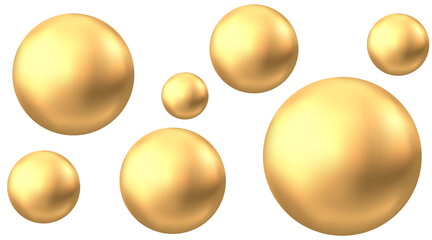 Oil bubble isolated on white background.