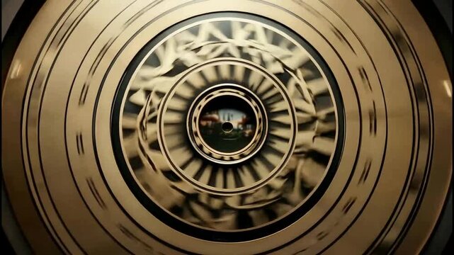 Ornate Clock Face with Astrological Symbols.