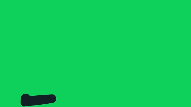 Spotify logo on a green screen background